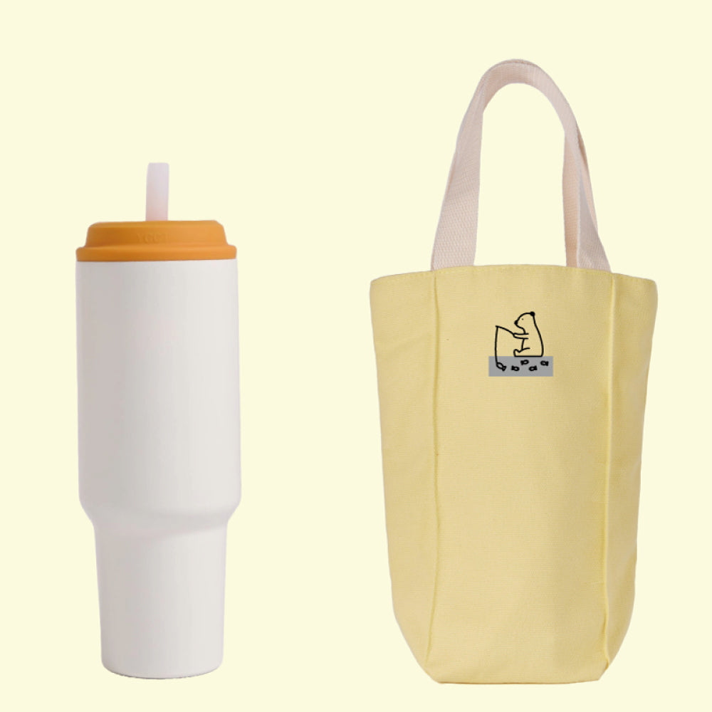 【組合優惠】速吸杯二代1200ml (內膽陶瓷層) + 飲料提袋高大款