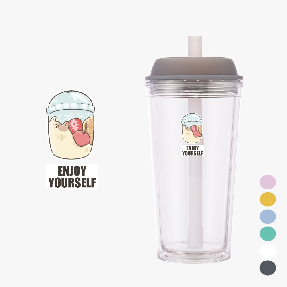 啵啵杯710ml - 臘腸貓 (A0102)