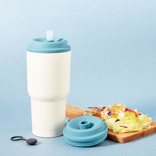 【組合優惠】速吸杯二代900ml (內膽陶瓷層) + 飲料提袋包覆款