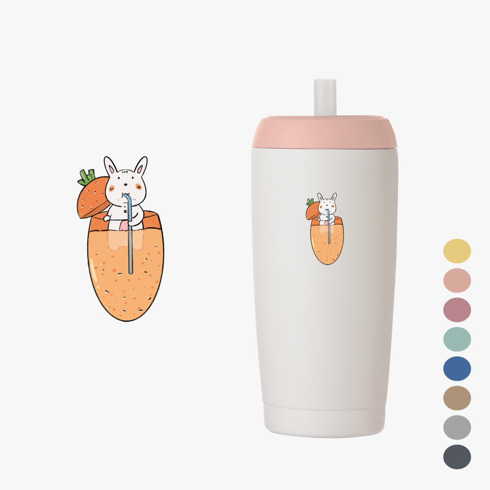 速吸杯二代550ml (內膽陶瓷層) - 大象
