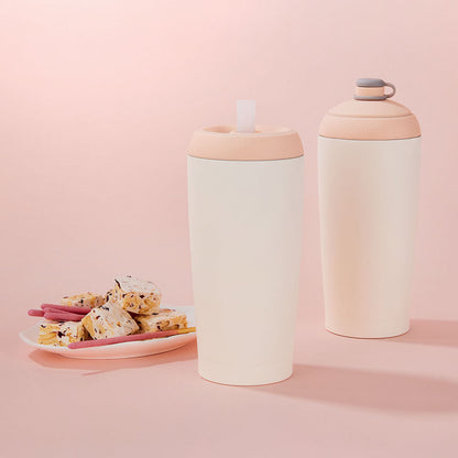 速吸杯二代550ml (內膽陶瓷層) - 淺焙棕