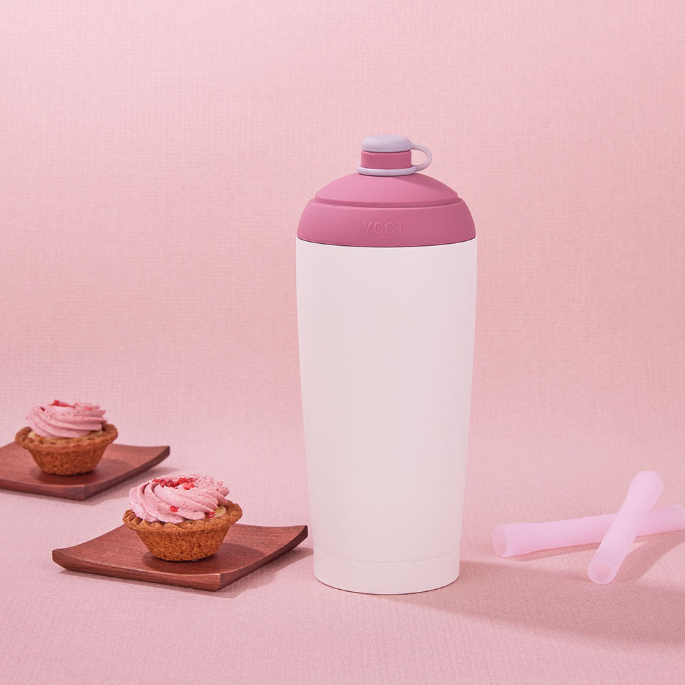 速吸杯二代550ml (內膽陶瓷層) - 淺焙棕