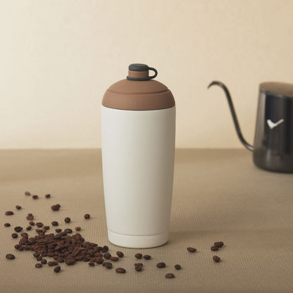速吸杯二代550ml (內膽陶瓷層) - 淺焙棕